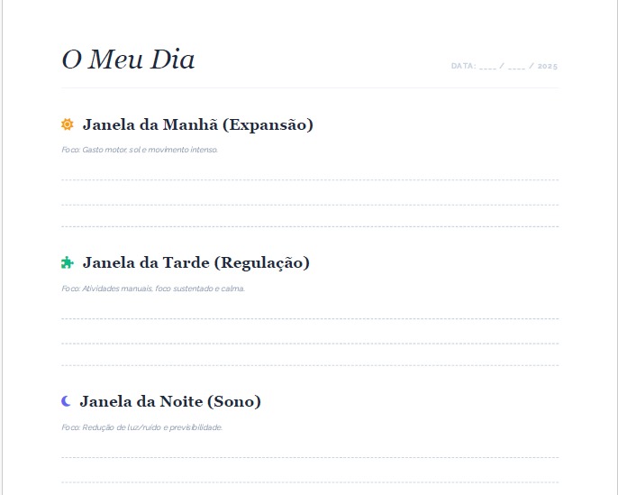 Prévia do Planner Sem Caos